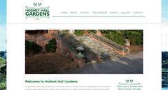 Desktop Screenshot of hodnethallgardens.org