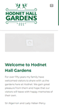 Mobile Screenshot of hodnethallgardens.org