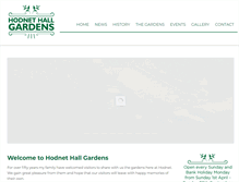 Tablet Screenshot of hodnethallgardens.org